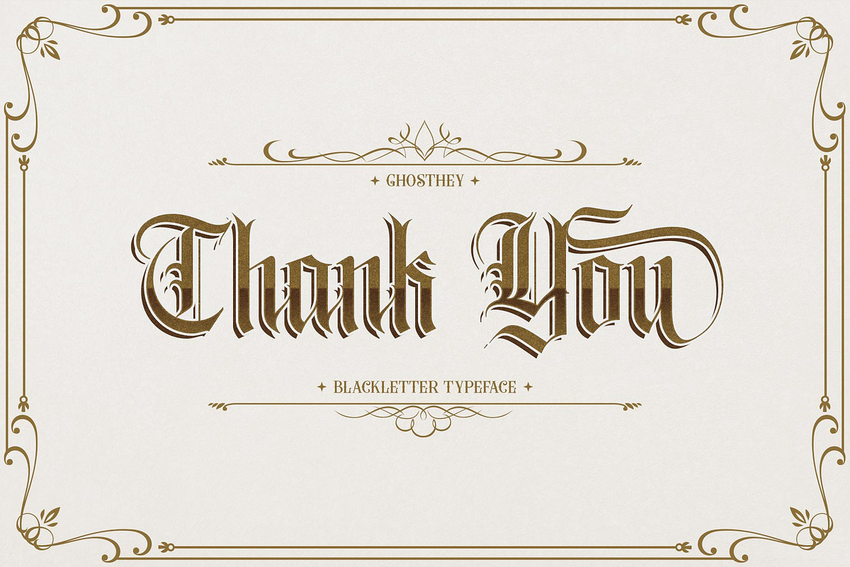 Ghosthey Typeface, a Blackletter Font by alit design (Photo 15 of 15)