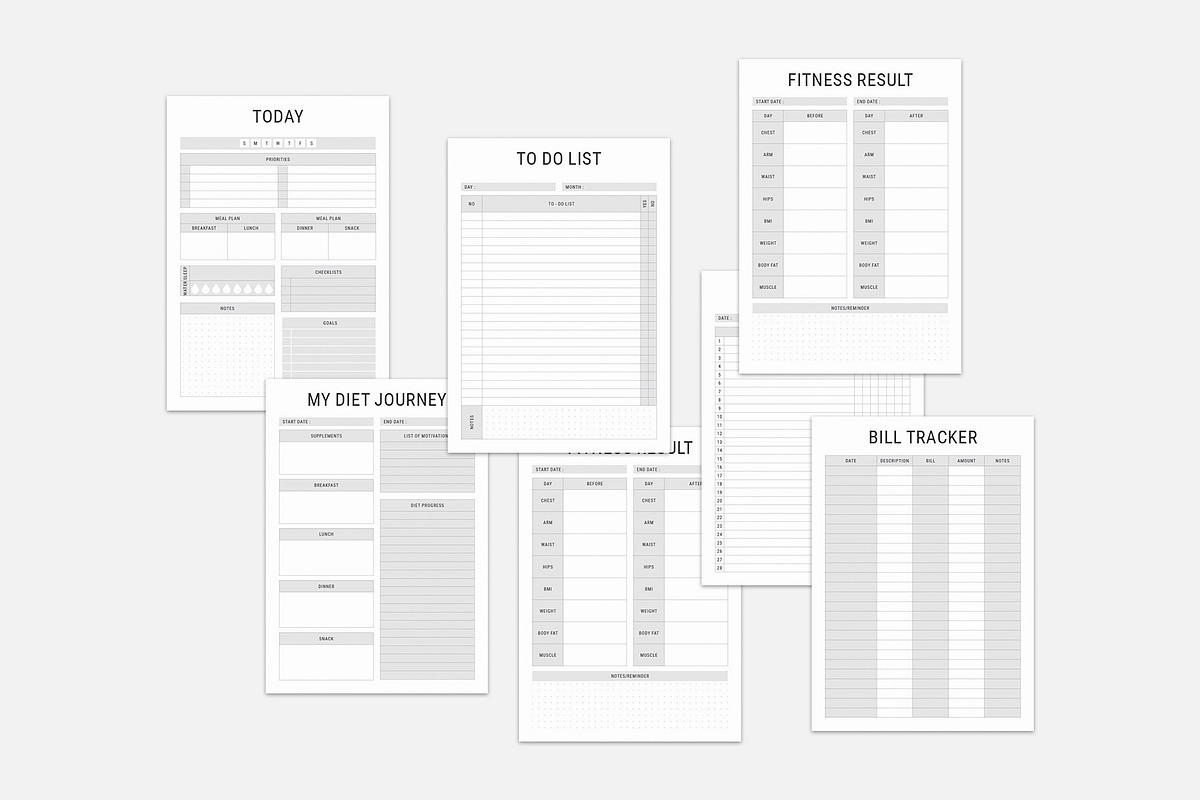 2025 Sunday Starts Planner Bundle, a Stationery Template by MNT-Creator (Photo 9 of 10)