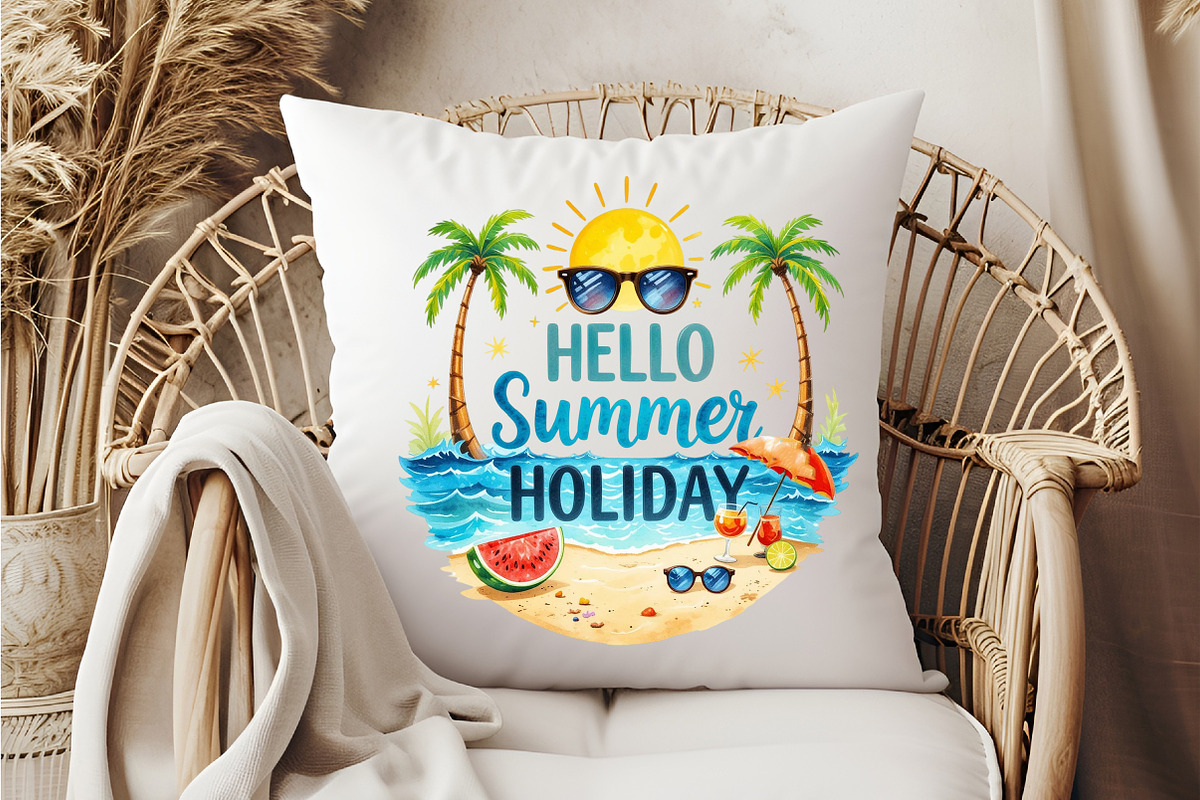 Hallo Summer Holiday Clipart, an Icon by DreamCafeArt (Photo 5 of 7)