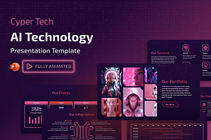 AI Technology - PowerPoint Template, a Presentation Template by Premast
