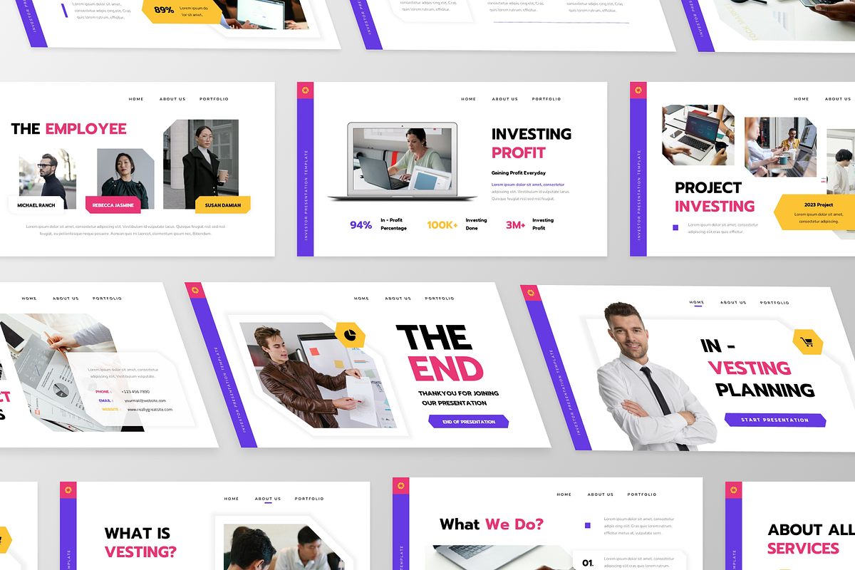 Vesting - Investor Google Slide, a Presentation Template by GraphauseProject (Photo 2 of 6)
