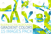15 Business backgrounds. Vector pack, a Work Illustration by Nerokanji_Designs (Thumbnail 2 of 2)