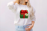 Christmas Cake Sublimation Clipart B, an Illustration by SVGArt (Thumbnail 4 of 8)