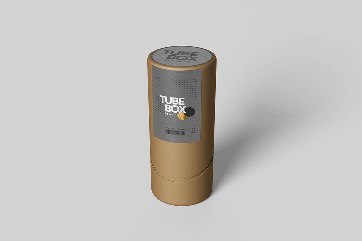 Tube Box Mockup, a Product Mockup by bimockup (Photo 2 of 6)