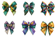 Coquette Mardi Gras Bows, an Illustration by Designworld (Thumbnail 5 of 6)