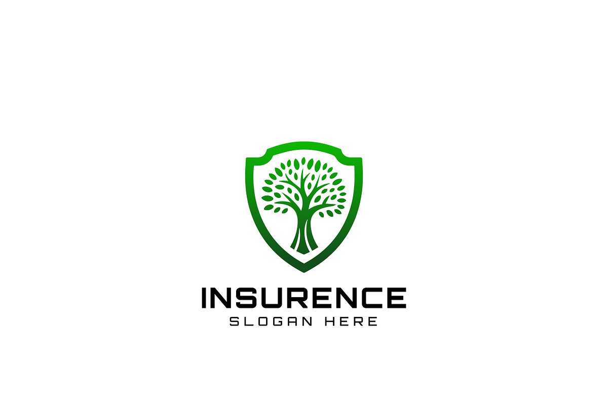 Green Tree Insurance Logo Design, a Branding & Logo Template by HueNestify (Photo 1 of 3)