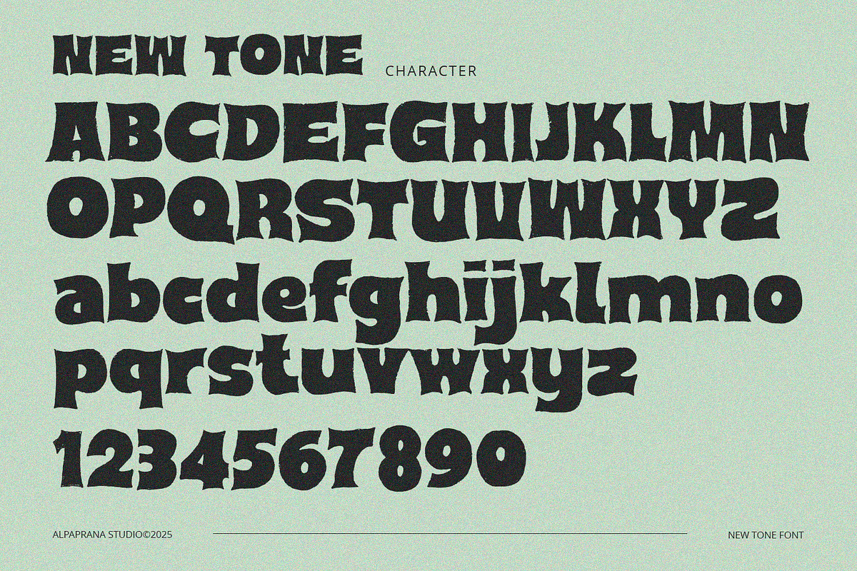 New Tone - Display Font, a Handwritten Font by Alpaprana (Photo 8 of 10)