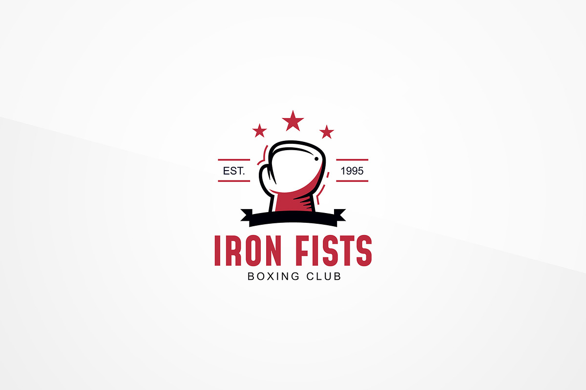 Boxing Club Logo Template, a Branding & Logo Template by floringheorghe (Photo 1 of 2)