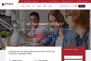 Wisdom - Education Joomla Template