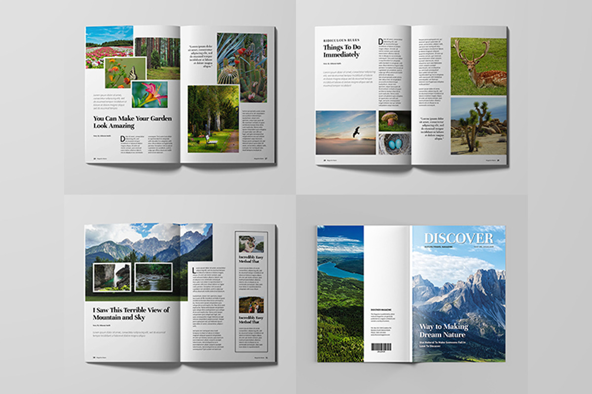 Travel Magazine Template, a Magazine Template by xtratimebd (Photo 3 of 5)