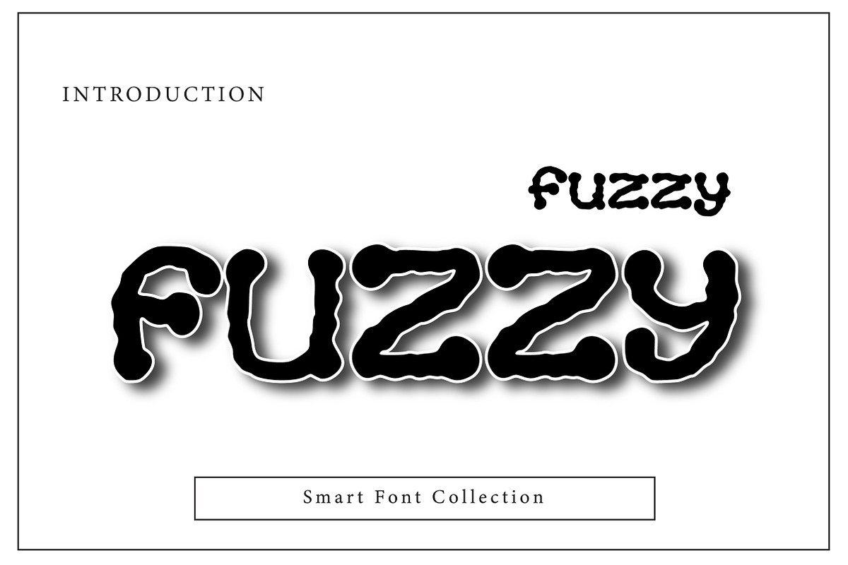 Fuzzy, a Sans Serif Font by Wow Magic (Photo 1 of 2)