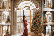 Christmas Arch Window Bundle, a Background Photo by Winwin Design Art (Thumbnail 1 of 6)