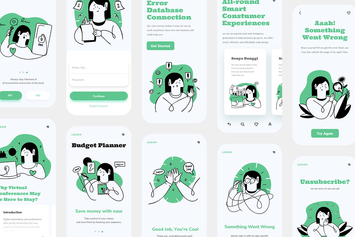 Startups Office Day Illustration, a Templates & Theme by Portocraft (Photo 4 of 6)
