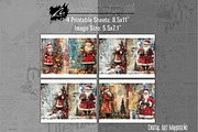 Cute Xmas Santa Claus Journal Pages, a Person Illustration by Digital Art Mahdiseño (Thumbnail 8 of 10)