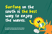 Sunnie - Playful Bubble Display Font, a Handwritten Font by YossyOneStd (Thumbnail 4 of 6)