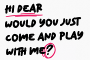 Bumbees Handwritten Font, a Sans Serif Font by MACK 75 (Thumbnail 10 of 10)