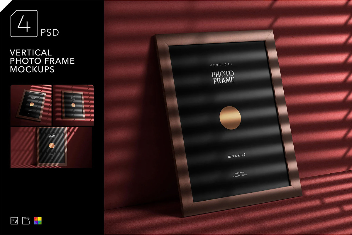 Frame mockup, an Advertising Mockup by megostudi0 (Photo 1 of 6)