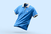 Polo & Crew Neck T-Shirt Mockup Set, a Shirt Mockup by graphypix (Thumbnail 11 of 14)