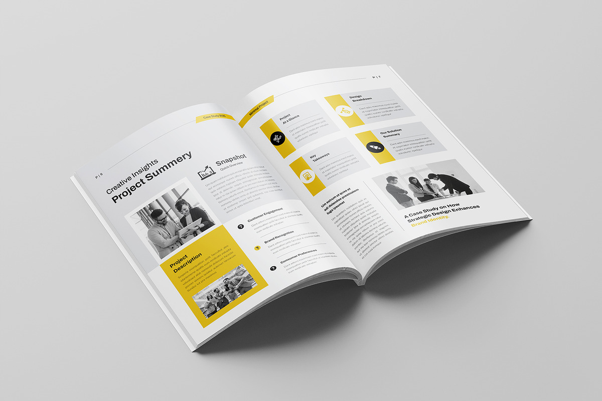 Case Study Brochure Template, a Brochure Template by Spark_Creative (Photo 4 of 12)