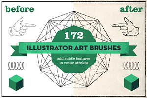 172 Vintage Pencil Brushes