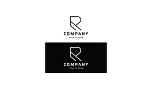 Initial letter R logo geometry., a Branding & Logo Template by LOGOCREATIVE