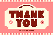 Nyron – Vintage Geometric Font, a Sans Serif Font by Huge Dream Studio (Thumbnail 9 of 9)