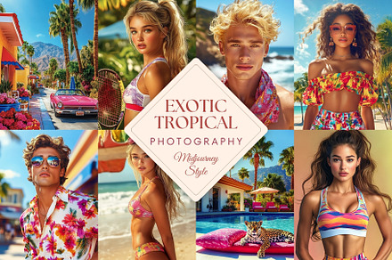Exotic Tropical Midjourney Style