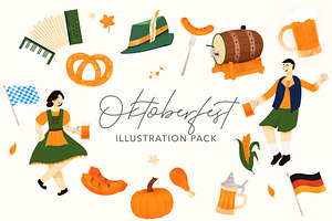 Oktoberfest Illustration Pack, an Illustration by RetrospectiveMedia