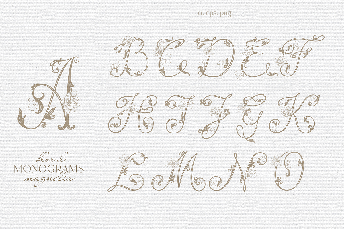 Wedding Monogram Creator. Crests., a Decorative Illustration by Designwork (Photo 9 of 21)