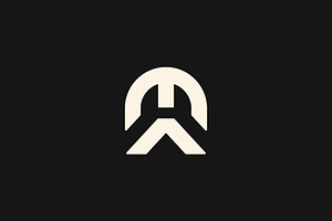 MA AM letter monogram Logo Design