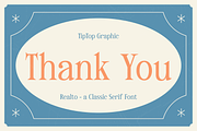 Realto – Classic Serif Font, a Serif Font by Tiptop Graphic (Thumbnail 9 of 9)