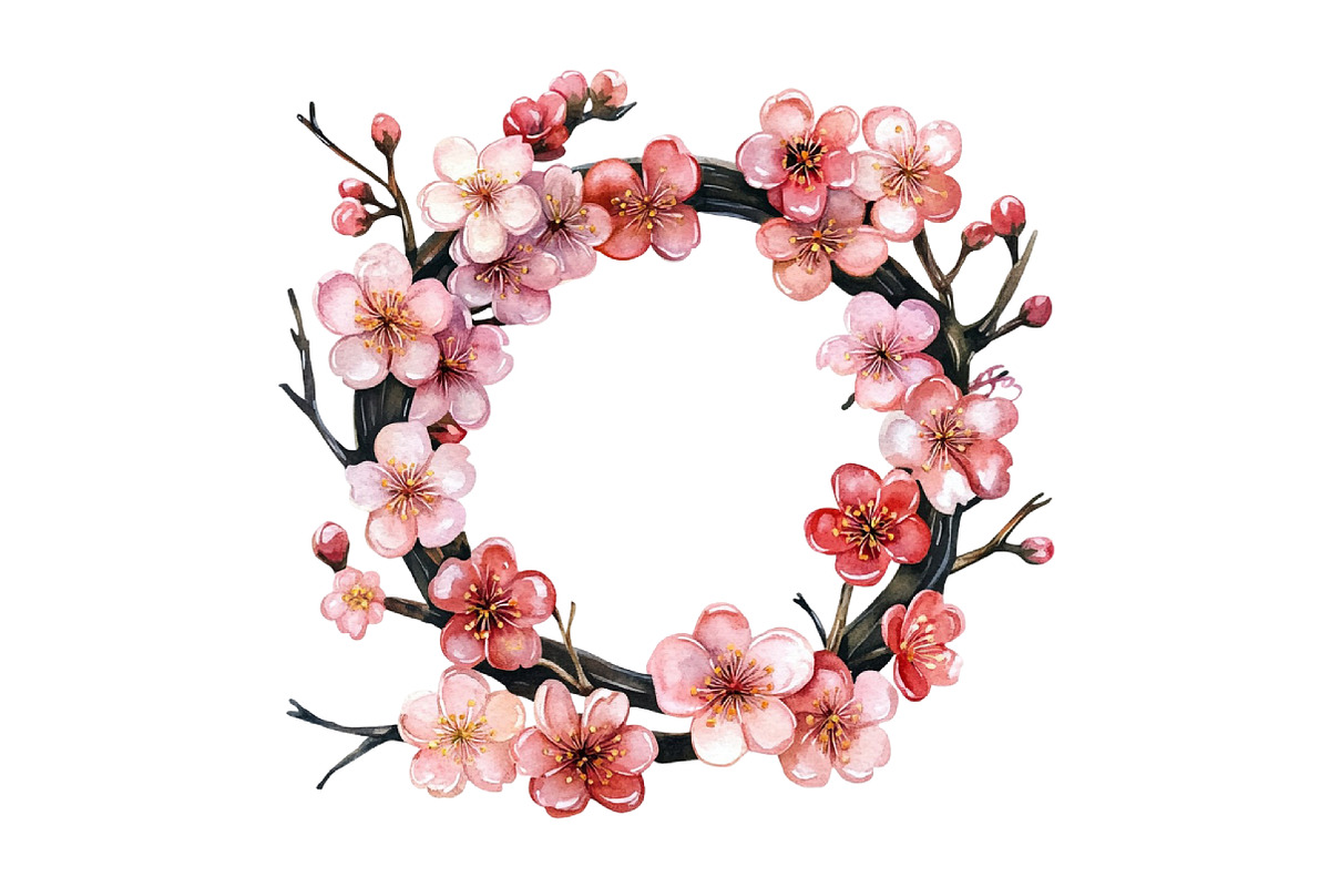 Watercolor Japan Clipart PNG, an Illustration by Craft Nest (Photo 11 of 12)