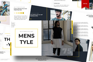 Men Style Powerpoint Template