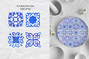 Watercolor Lemon Tiles 69 Assets, a Decorative Illustration by SunnJaneArt (Thumbnail 3 of 14)