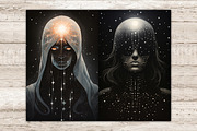 Among The Stars Junk Journal Pages, a Person Illustration by GlamArtZhanna (Thumbnail 6 of 9)