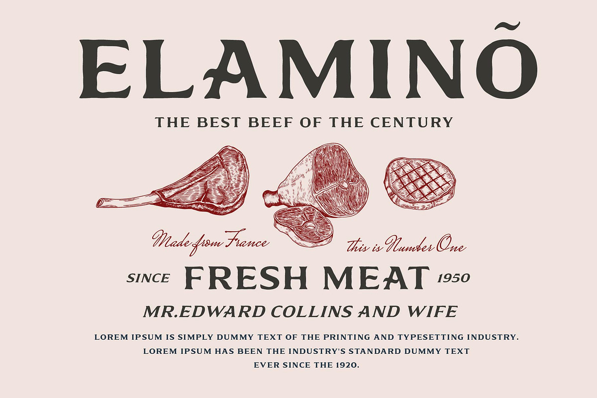 Arm & Gorine - Vintage Display Serif, a Serif Font by Illustraly Design (Photo 4 of 8)