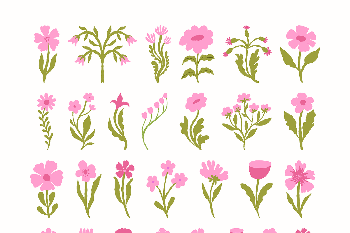 Love and flowers. Seamless patterns, a Pattern Graphic by venimo (Photo 12 of 12)
