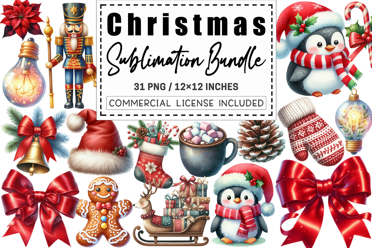 Merry Christmas Sublimation PNG, a Graphic by CitraGraphics (Photo 1 of 4)