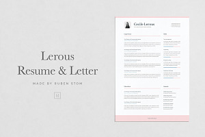 Lerous Resume & Letter