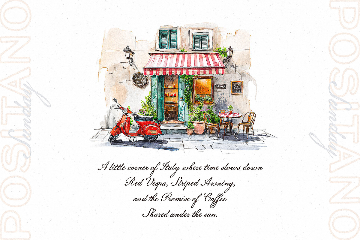 Positano Sunday Font Trio, a Handwritten Font by Ivan Rosenberg (Photo 6 of 18)