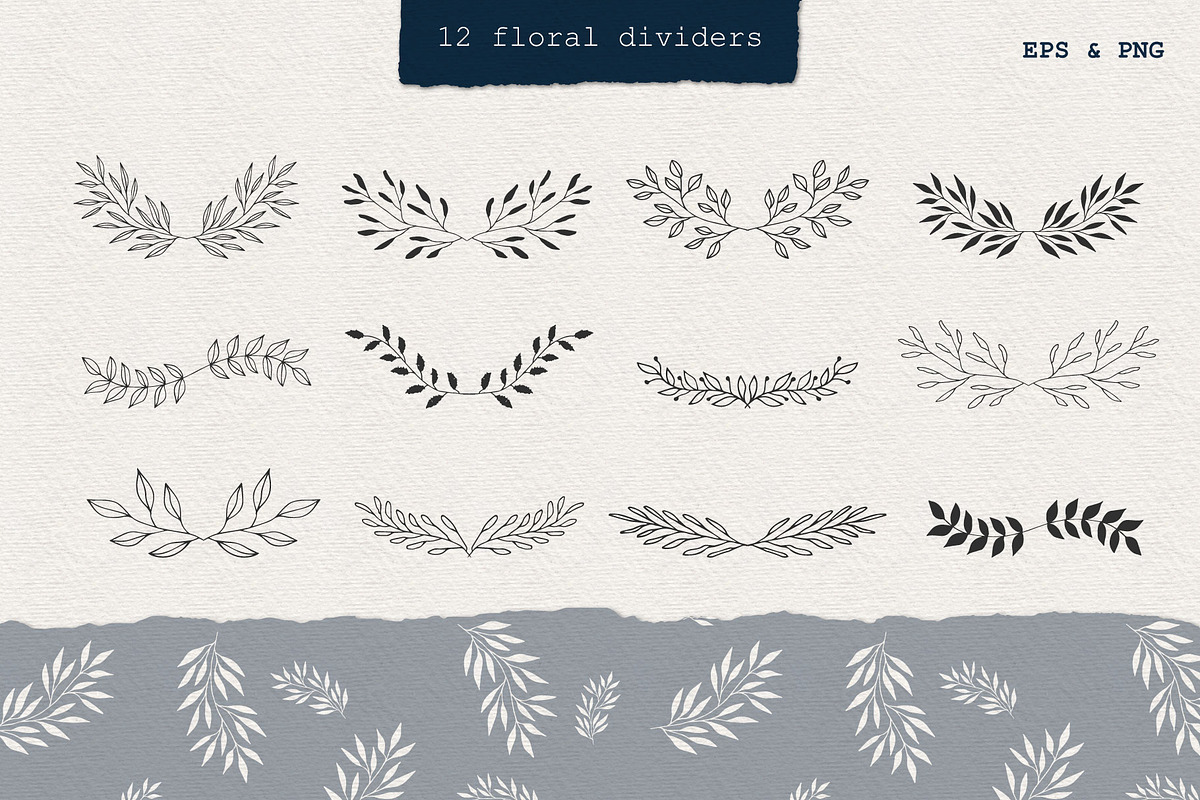 Set of floral frames & wreaths, an Illustration by Anatartan Design (Photo 6 of 10)