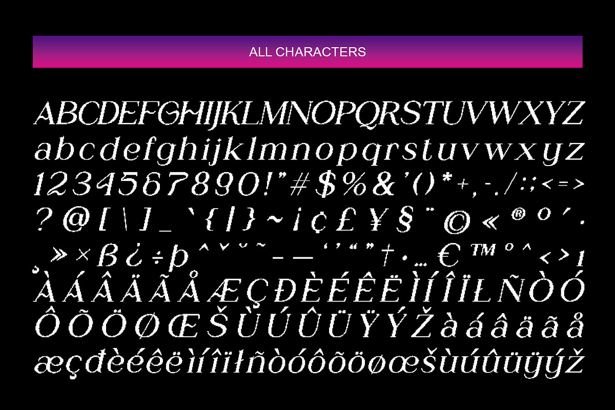 Glastone Pixel, a Sans Serif Font by Craft Supply Co. (Photo 8 of 8)