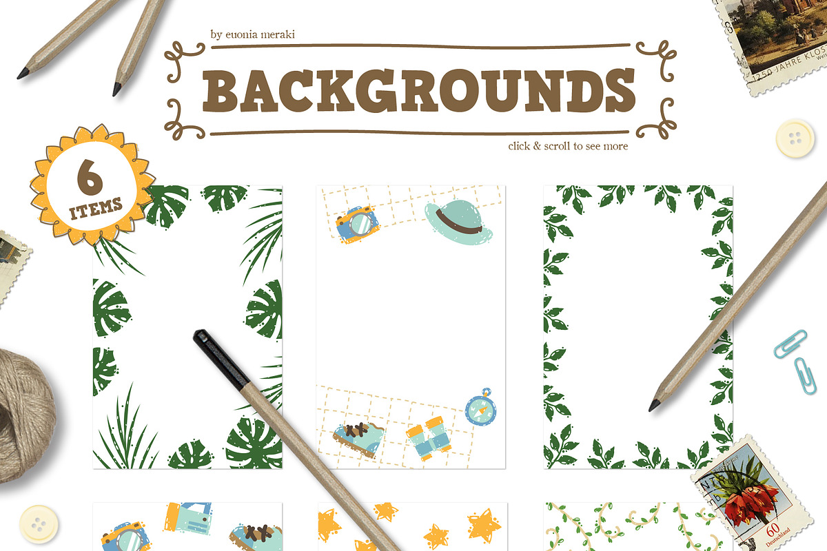 SALE Adventure Today-Camping Clipart, an Animal Illustration by Euonia Meraki (Photo 5 of 11)