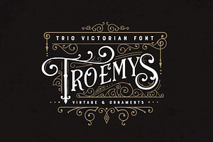 Troemys Font Trio And Extras