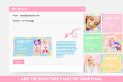 Bright Email Signature Template, an Email Template by SunshineStudioBoutique (Thumbnail 4 of 9)