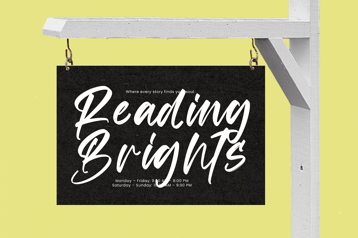 Bhaltron Modern Brush Handwritten, a Script Font by stylishtype.co (Photo 14 of 20)