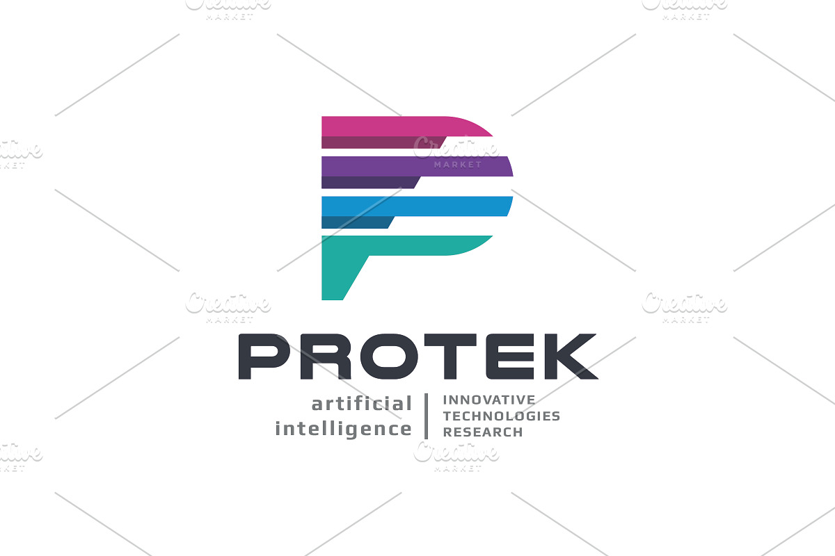Protek Ai Tech Letter P Logo, a Branding & Logo Template by Design_Planet (Photo 1 of 4)