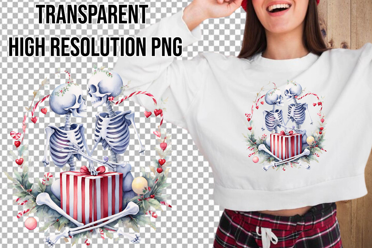 Funny Christmas Skeleton, an Illustration by Wow Magic (Photo 5 of 5)