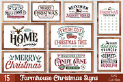 Christmas Farmhouse Making Signs, a Texture Graphic by Etcify (Thumbnail 1 of 7)