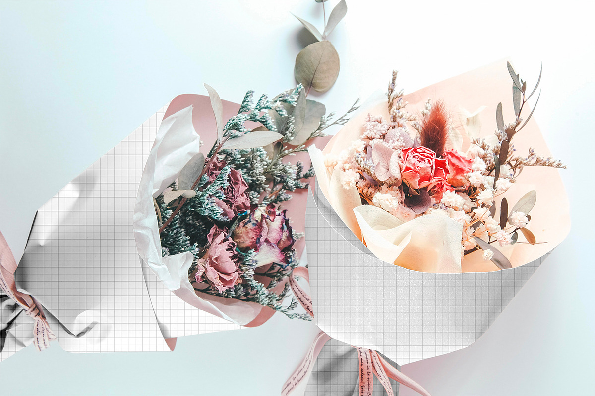 Bouquet Paper Mockup, a Packaging Mockup by dpi (Photo 5 of 6)
